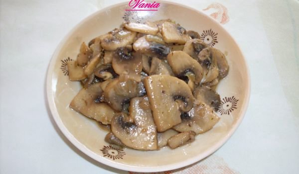 Пържени гъбки с масло