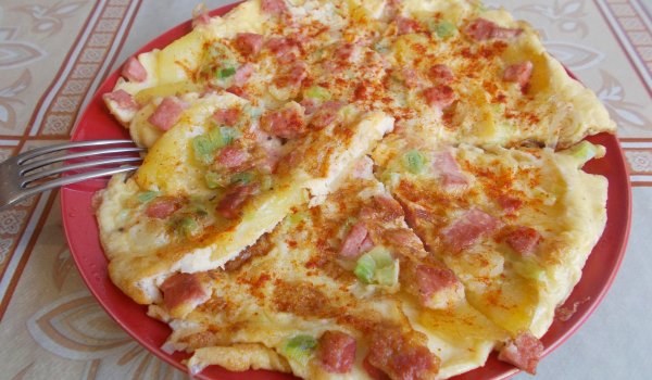 Пържени картофи с праз