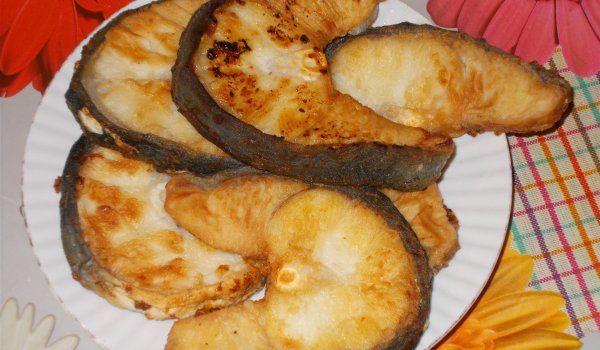 Пържени котлети от акула