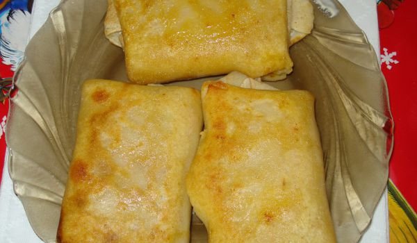 Пържени палачинки с кайма