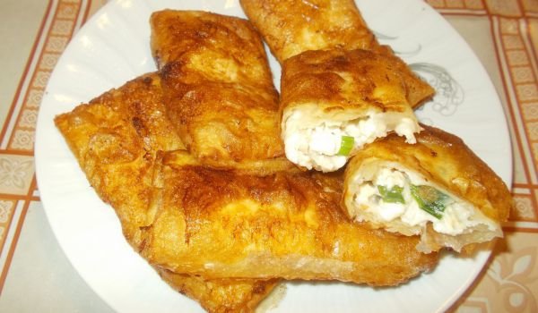 Пържени пилешки банички