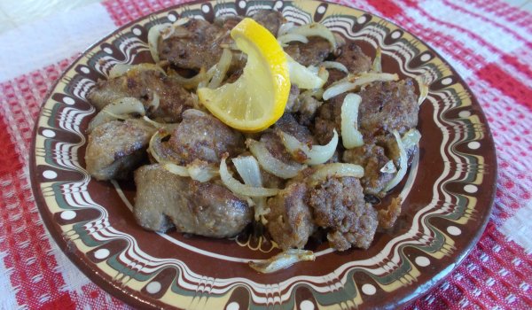 Пържени пилешки дробчета с царевично брашно