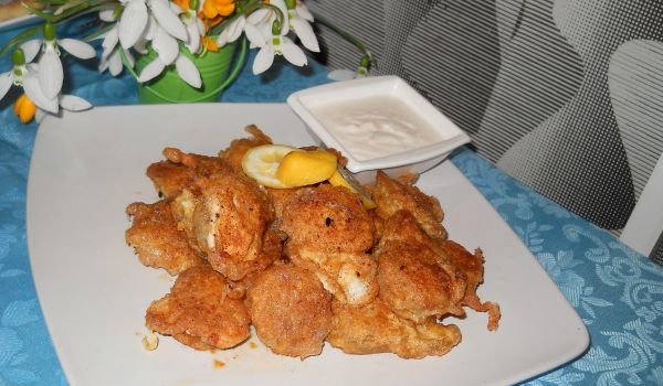 Пържени пилешки хапки