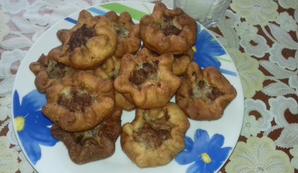 Пържени пирожки с кайма