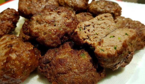 Пържени телешки кюфтета