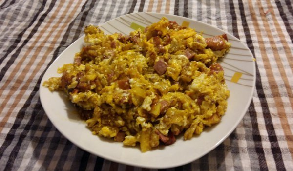 Пърженица с картофи и месо