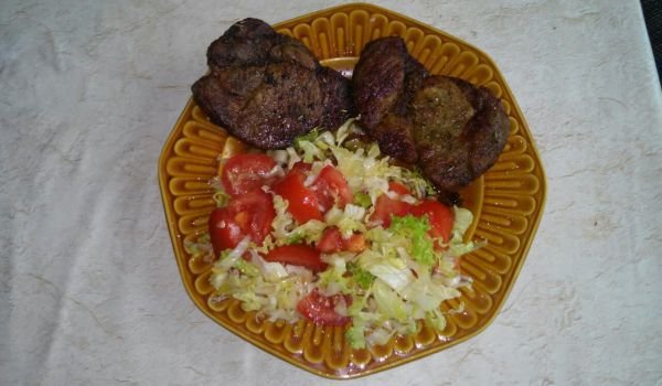 Пържоли в млечна марина