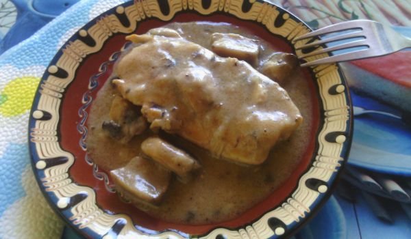 Пържолки със сос с печурки