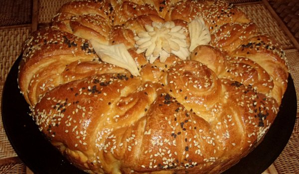 Пъстра питка със сусам