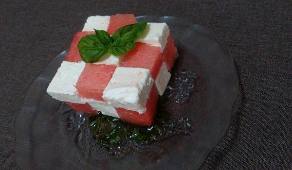 Пъзел с диня и фета