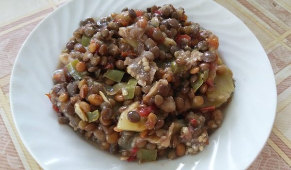 Рататуй с леща