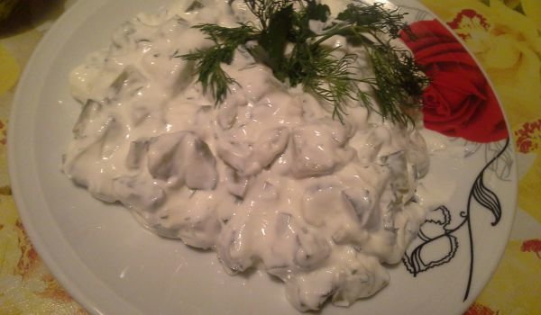 Разядка с краставички и сметана