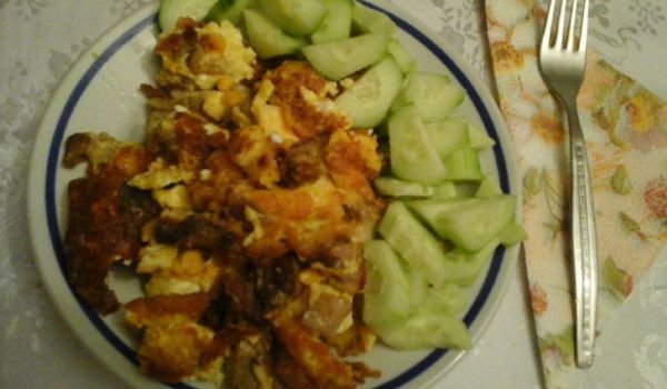 Разпилян омлет с манатарки