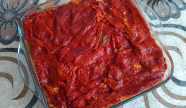 Редени чушки с кайма и ориз