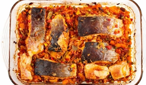 Риба плакия с вино