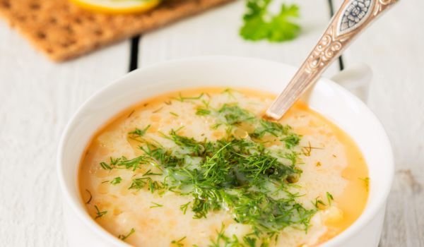 Рибена чорба с лимон