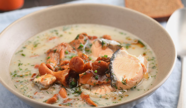 Рибена супа в микровълнова