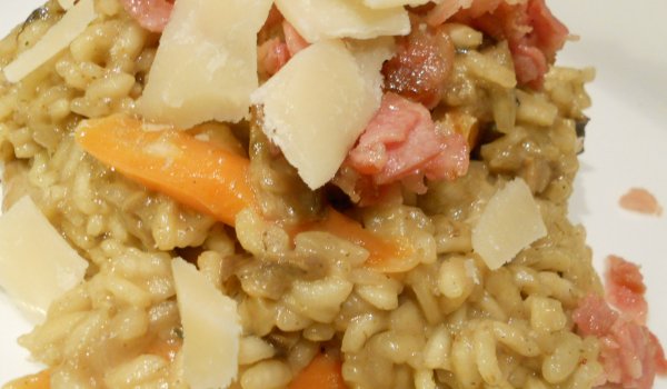 Ризото с манатарки и зеленчуци