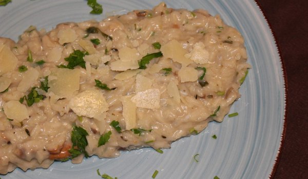 Ризото с пресни манатарки