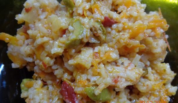Ризото със сушени домати и маслини