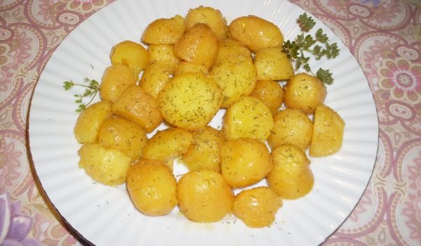 Розови картофи соте