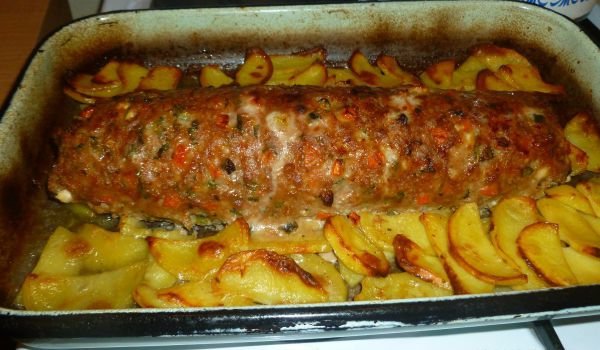Руло Мозайка с печени картофи