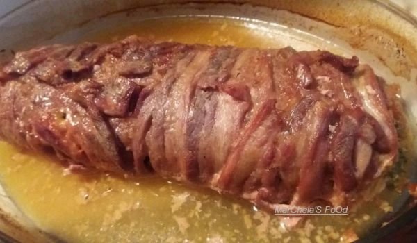 Руло от кайма и бекон