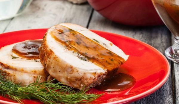 Руло с гъби и кедрови ядки