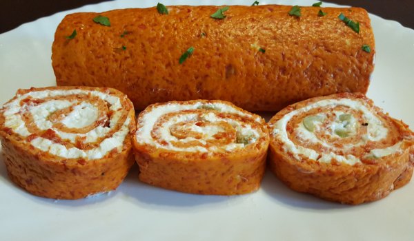 Руло с печени чушки