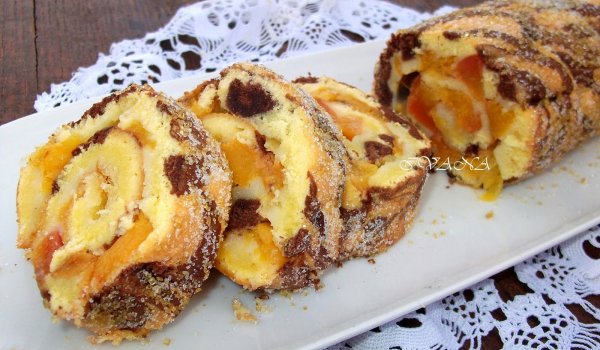 Руло с праскови