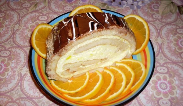 Руло с вкус на портокали
