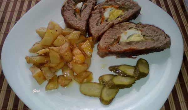 Руло Стефани с къри картофи