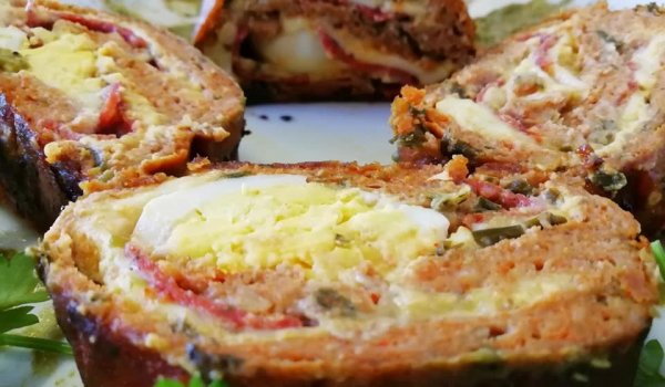 Руло Стефани с луканка и майонеза