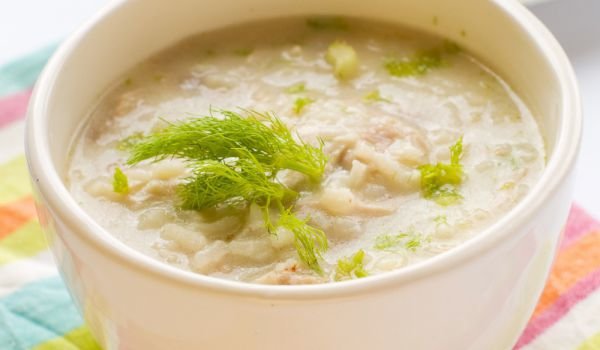 Руски бульон със запечен ориз