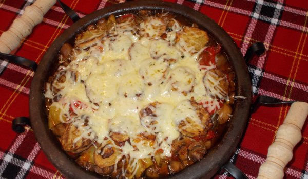 Сач от гриловани зеленчуци