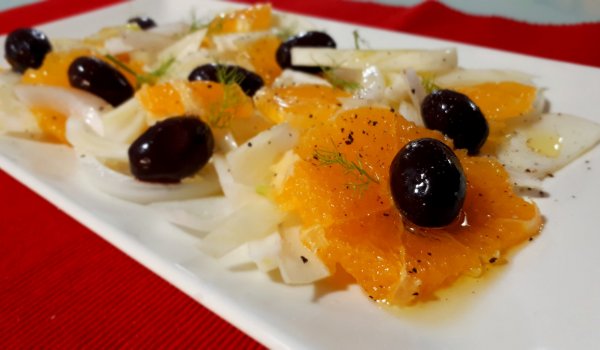 Салата от фенел и портокал