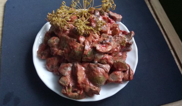 Салата от кисели краставички