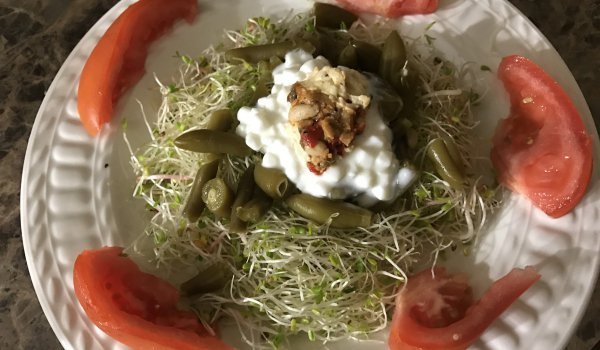 Салата от кълнове люцерна