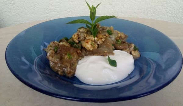 Салата от патладжан и катък