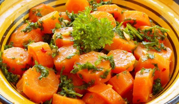 Салата от сварени моркови
