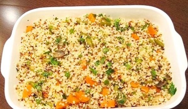 Салата с булгур и киноа