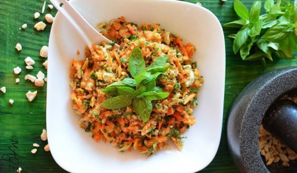 Салата с киноа и сурово кашу