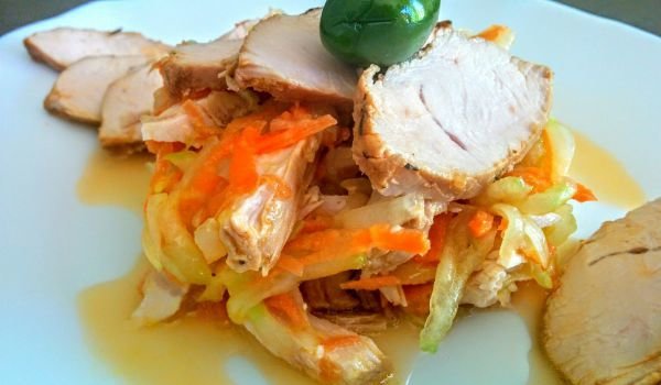 Салата с патешко месо