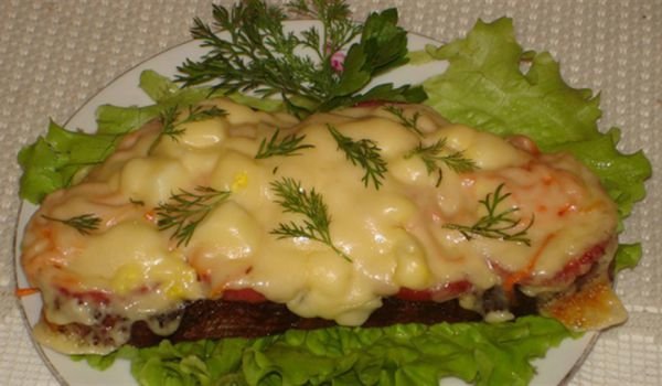 Сандвич с риба сардина