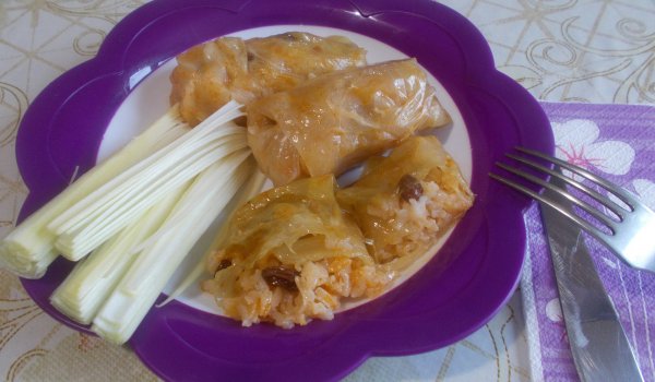 Сарми със стафиди и ориз