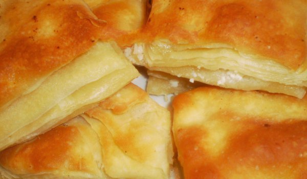 Сечена катмер (бюрек) баница