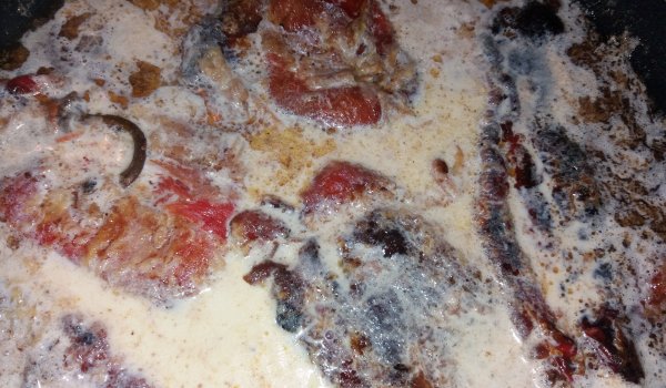 Селска есенна манджа с паниран пипер и прясно мляко