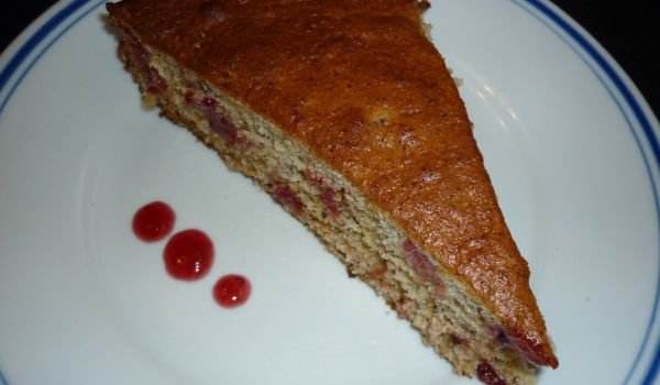 Селски кекс със сладко от сливи