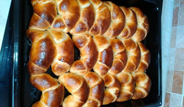 Селски кифлички с шоколад