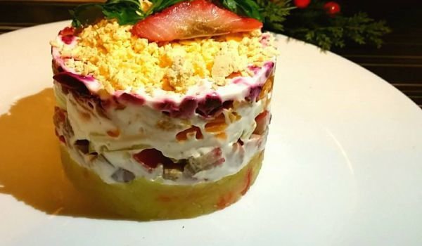 Сельдь под шубой на новый год